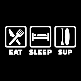 Eat Sleep SUP-Gyerek kapucnis pulóver