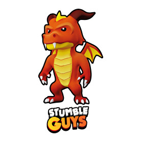 Stumble Guys - Inferno Dragon-Gyerek kapucnis pulóver