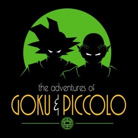 Goku és Piccolo-Gyerek kapucnis pulóver