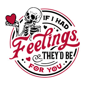 If I had feelings-Női V-nyakú póló