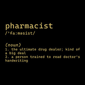 Pharmacist (noun)-Női V-nyakú póló