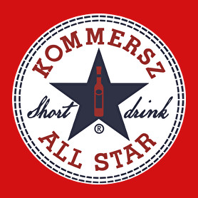 Kommersz ALL STAR-Női V-nyakú póló