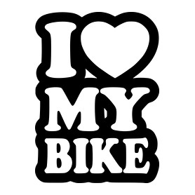 I love my bike-Női V-nyakú póló