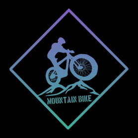 MOUNTAIN BIKE-Női V-nyakú póló