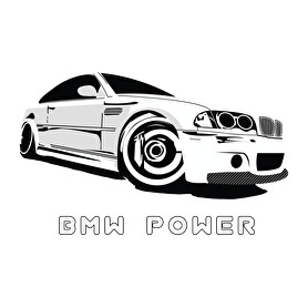 BMW power -Női V-nyakú póló