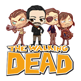 The Walking Dead-Női V-nyakú póló