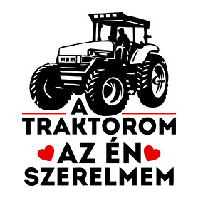 traktor szerelem-Női V-nyakú póló