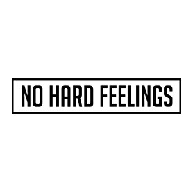 No Hard Feelings - Fekete-Női V-nyakú póló