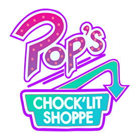 Riverdale Pop's Chock'Lit Shoppe Synthwave-Női V-nyakú póló