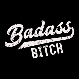 Badass b*tch-Női V-nyakú póló