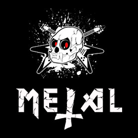 metal-Női V-nyakú póló