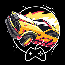 Rocket league - fennec-Női V-nyakú póló