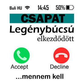 legénybúcsú telefonos csapat-Női V-nyakú póló