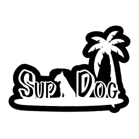 supdog++-Női V-nyakú póló