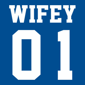 Wifey-Női V-nyakú póló