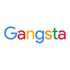 Gangsta-Női V-nyakú póló