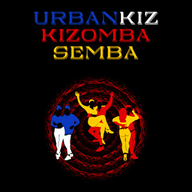 UrbanKiz Kizomba Semba táncos S0201-forBlack-Női V-nyakú póló