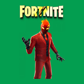 Inferno Fortnite-Női V-nyakú póló