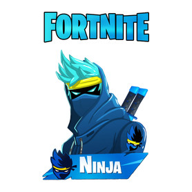 Fortnite Ninja -Női V-nyakú póló