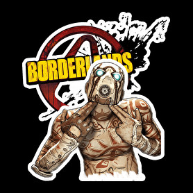 Borderlands Psycho-Női V-nyakú póló