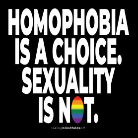 Homophobia is a choice. Sexuality is not. - humanista - LMBT / LMBTQIA (132)-Női V-nyakú póló