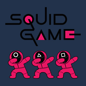 Squid Game Dab trio fekete-Női hosszú ujjú póló