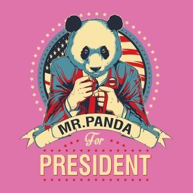 Mr. Panda-Női hosszú ujjú póló