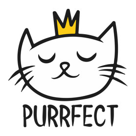 Cica - purrfect - pefekt-Női hosszú ujjú póló