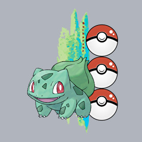 pokemon bulbasaur-Női hosszú ujjú póló