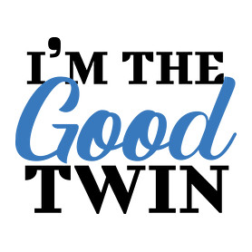 I'm the good twin-Női hosszú ujjú póló