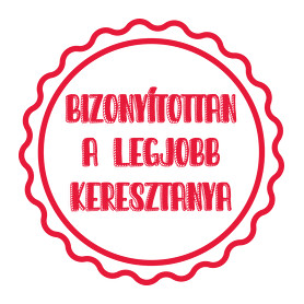 Bizonyítottan a legjobb keresztanya-Női hosszú ujjú póló