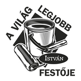 A világ legjobb festője - Névvel -Női hosszú ujjú póló