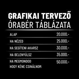 Grafikai tervező órabére-Női hosszú ujjú póló