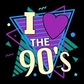 I love the 90's-Női hosszú ujjú póló