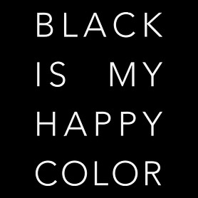 Black is my happy color-Női hosszú ujjú póló