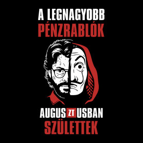 A legnagyobb pénzrablók augusztusban születtek-Női hosszú ujjú póló