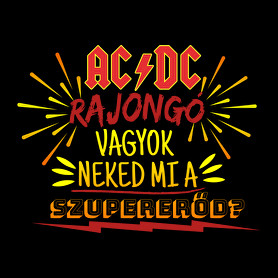 ACDC rajongó-Női hosszú ujjú póló