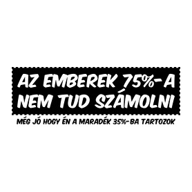 Az emberek 75%-a-Gyerek póló