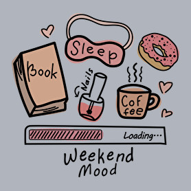 Weekend Mood Loading...-Gyerek póló