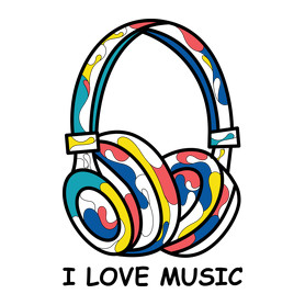 i love music -Gyerek póló