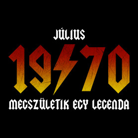 1970 július - Legenda születik (ACDC stílus)-Gyerek póló