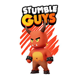 Stumble guys Red Demon-Gyerek póló