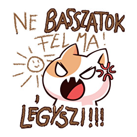 Ne basszatok fel ma! Légyszi!-Gyerek póló