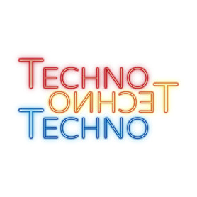 Techno - Neon-Gyerek póló