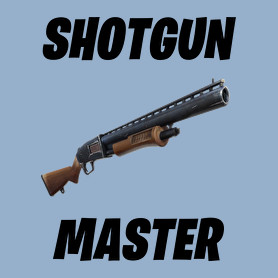 Shotgun Master - Fortnite (Fekete)-Gyerek póló