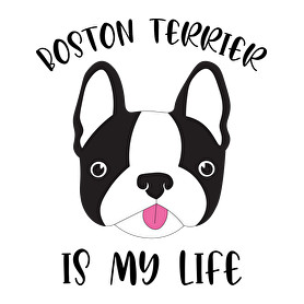 Boston terrier is my life-Gyerek póló