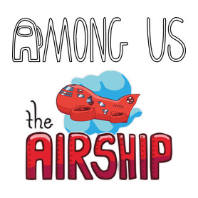 Among us airship-Gyerek póló