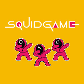 Squid game trio fehér-Gyerek póló