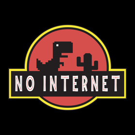 No internet-Gyerek póló