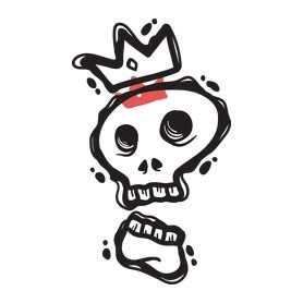 Királyi koponya-Gyerek póló